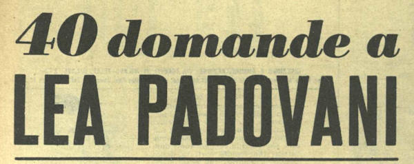 1957 Tempo Lea Padovani intro