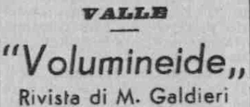 1942 04 24 Il Messaggero Toto Volumineide intro
