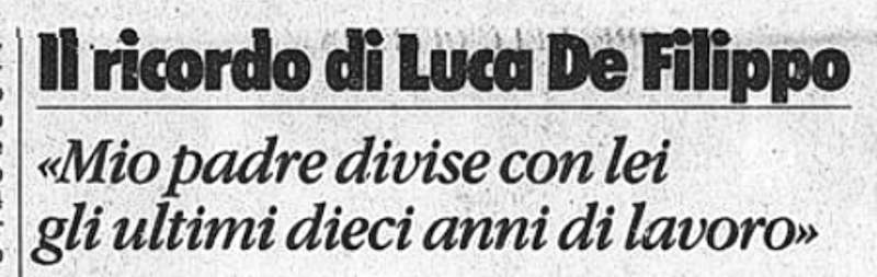 1999 12 09 La Stampa Pupella Maggio morte intro1
