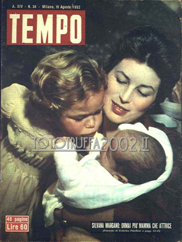 1952 08 16 Tempo Silvana Mangano f0
